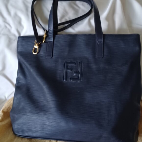 Fendi Handbags - Never used Fendi vinyl tote vintage circa 1995 Serial Number 14-B-14570-36.